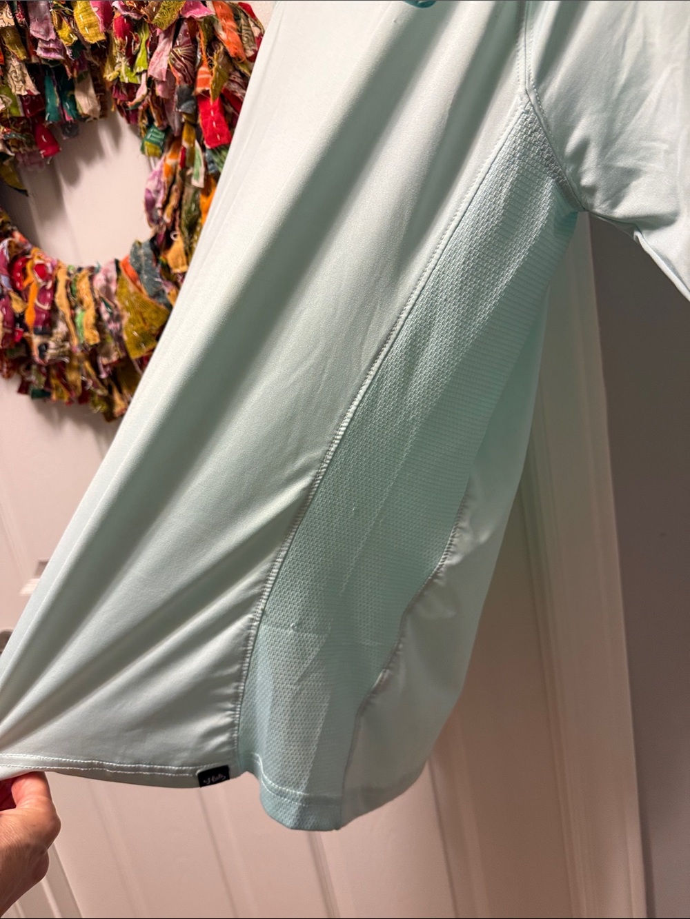 Huk Light Mint Green Long Sleeve Performance Top - Picture 7 of 7